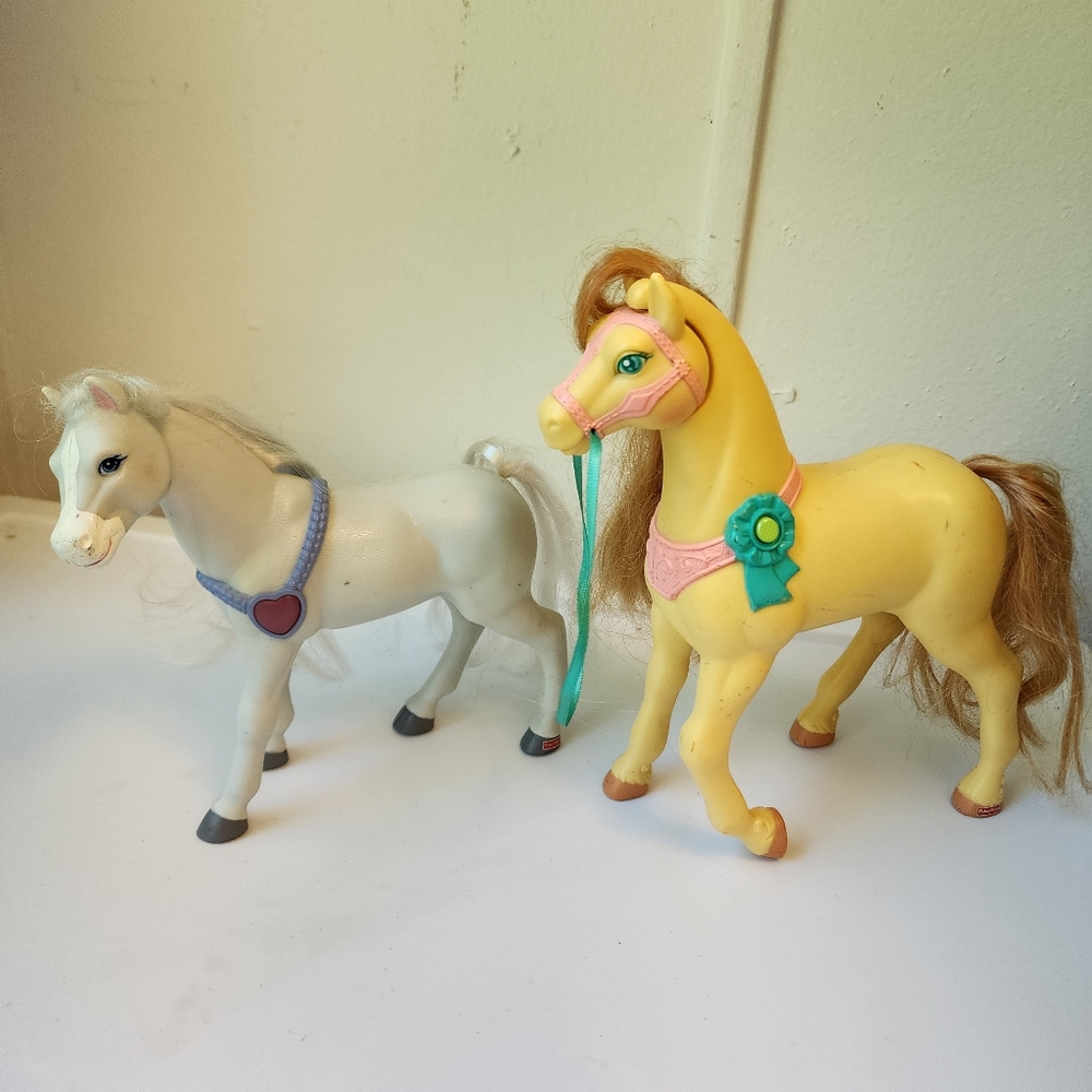 Vintage Fisher Price Loving Family Horses Bundle